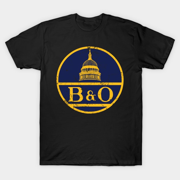 Baltimore and ohio railroad B&O T-Shirt by The Moon Child